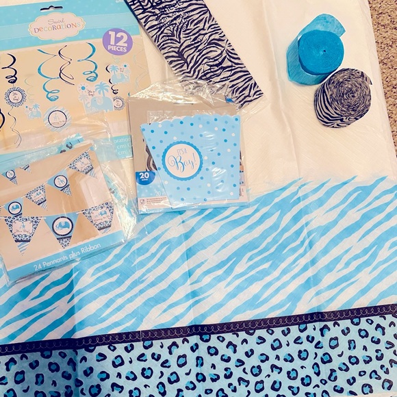 Safari jungle theme baby shower decorations - Picture 1 of 6